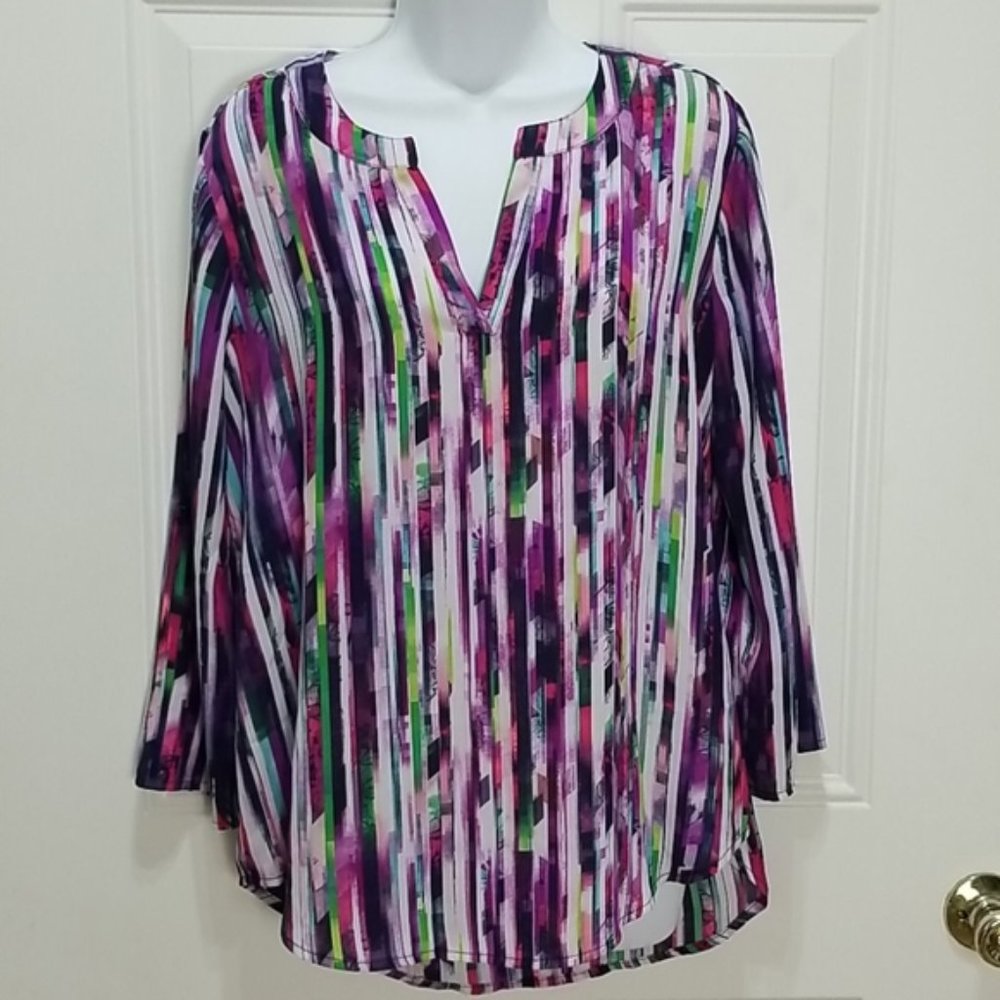 Women's Medium Cato V-Neck Long-sleeved blouse